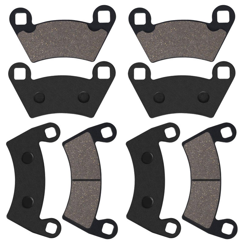 cyleto Ranger 900 800 Brake Pads for Polaris Ranger 700 570 500 Compatible With Polaris RZR 900 XP Crew 500 RZR 4 800 RZR 900 XP Front and Rear - Image 1